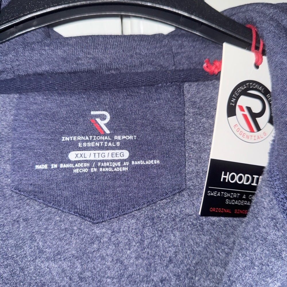 International Report Essentials Men’s 2XL NWT Half Zip-Up Hoodie With Pockets - Picture 7 of 12